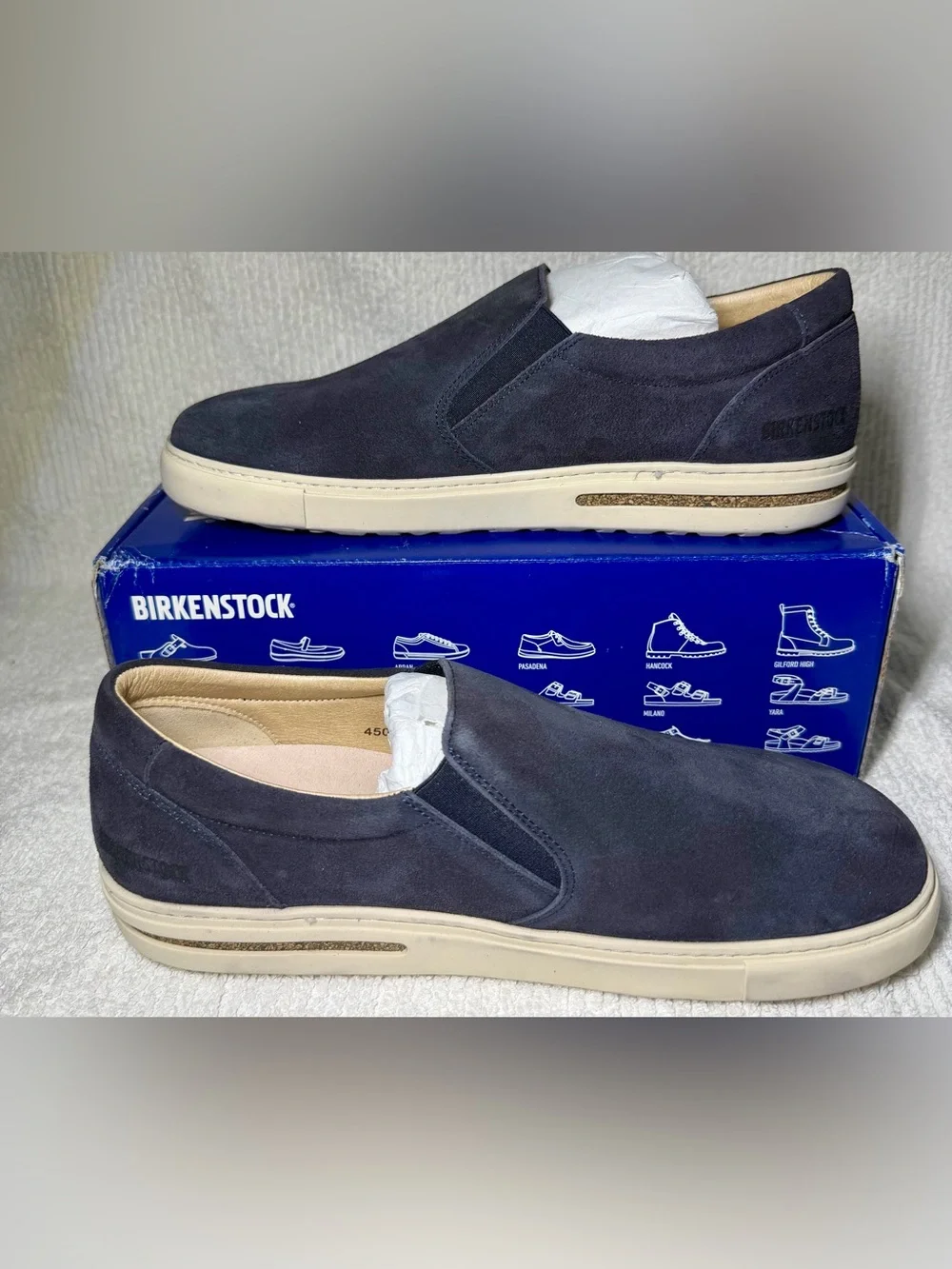 Birkenstock Oswego Midnight Suede Slip On Shoes Men’s 9 EU 42 Regular 1028569